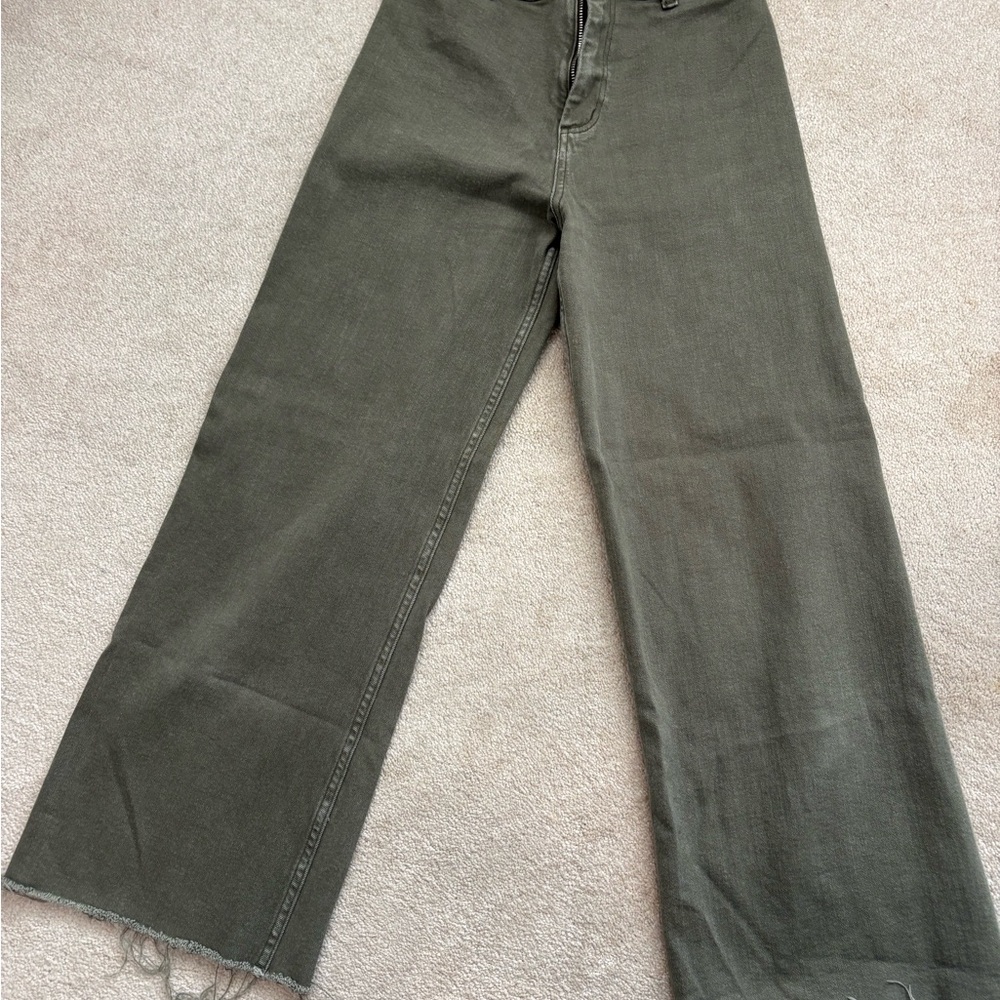 Miou MuseOlive Wide-Leg Women Jeans